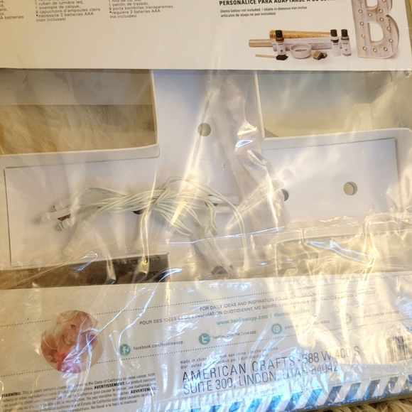NWT Display Craft Kit- Heidi Swapp Marquee,Plus or Cross Sign Display light kit - Picture 5 of 9